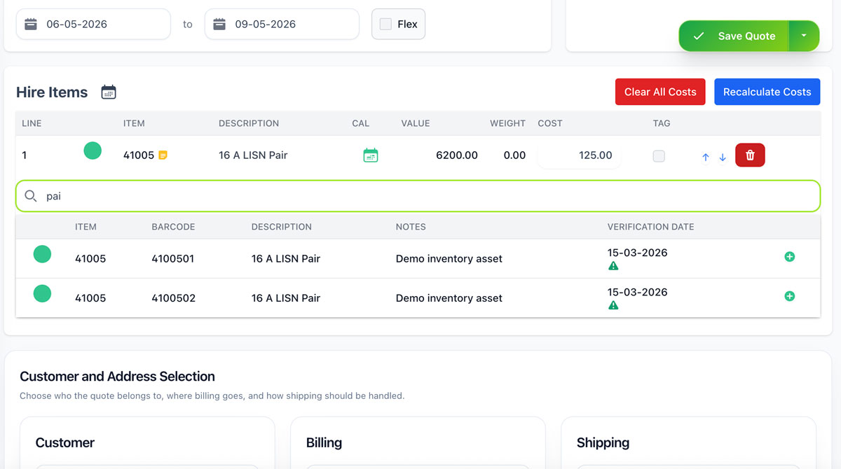 Homepage Hyraventa dashboard screenshot