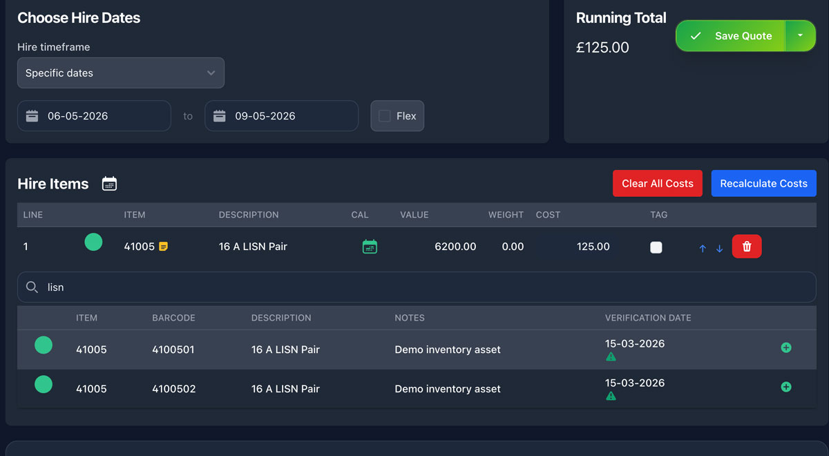 Homepage Hyraventa dashboard screenshot