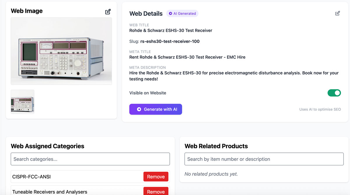 Homepage Hyraventa dashboard screenshot