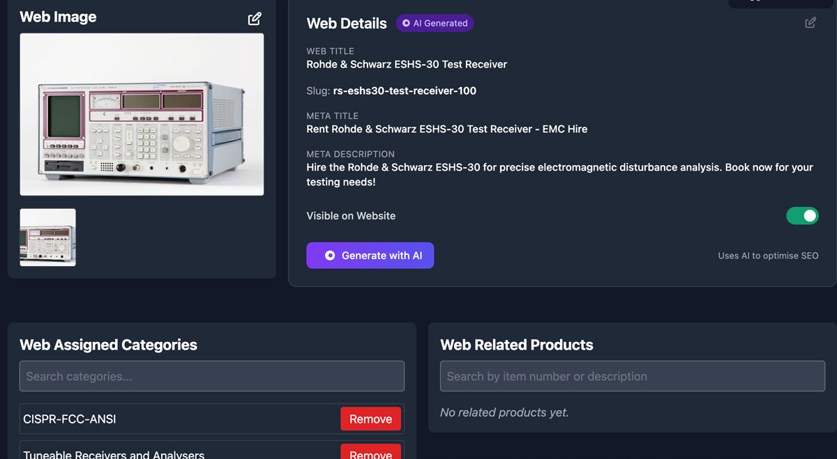 Homepage Hyraventa dashboard screenshot